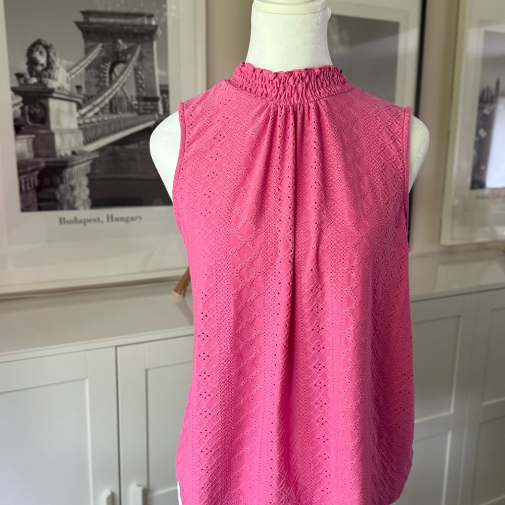 Pink Sleeveless Top